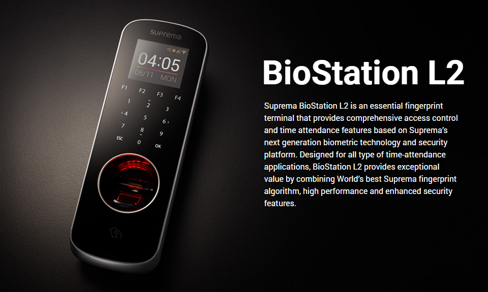 BIOSTATION. Supreme BIOSTATION 3.